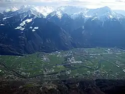 View of Delebio from above