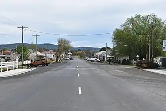 Bombala St, the main street of Delegate - 2020