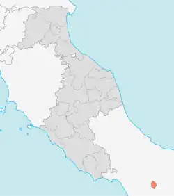 Benevento within the Papal States, 1833