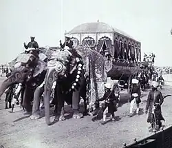 Elephant Carriage of the Maharaja of Rewa, Delhi Durbar of 1903