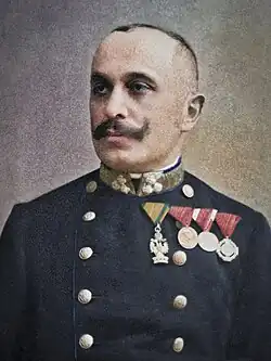 First Attorney of State Dr. Demeter Ritter von Tuschinski in 1912 wearing insignia of a knight III. Class [2] Don José Ignacio de Icaza y Landa, claimant to the Throne of the Mexican Empire in 1925 and great-grandson of Doña Josefa Arámburo e Iturbide, Princess of the Union and sister of Emperor Agustín de Iturbide: Shown wearing the second class on the neck.