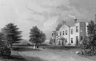 Black and white engraving