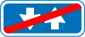 UD21.2: End of Two-way cycle traffic