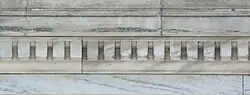 Dentils on the exterior of the Cleveland Museum of Art (Ohio, US)
