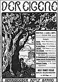 Der Eigene, "New Series" vol. 1 (= vol. 3, the first entirely gay volume) (1898), no. 1 - ten issues in this format