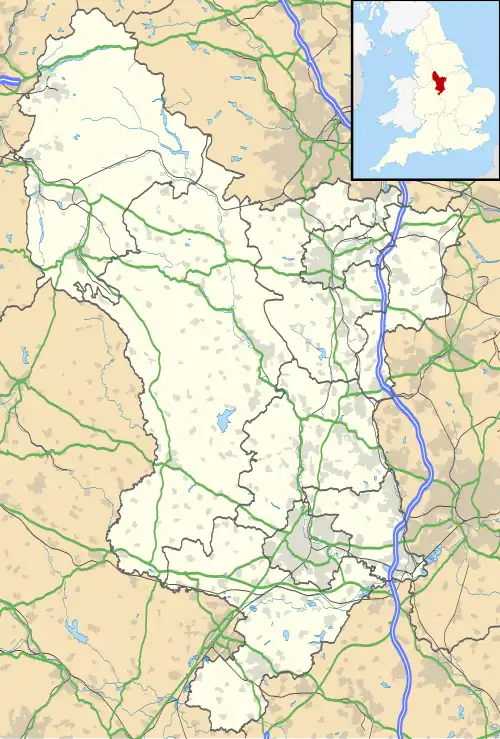 Killamarsh is located in Derbyshire