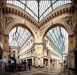The Passage galleries, one of the city's landmarks