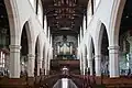 Nave, looking west