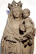 Madonna and Child, 1493, Neumünster, Würzburg (detail)