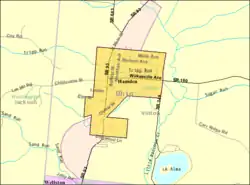 Detailed map of Hamden