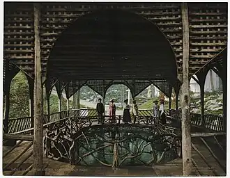 Glen Afton Spring, near Pen Mar Park, in the early 20th century