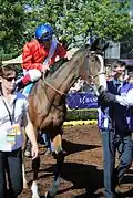 Filly & Mare Turf winner Queen's Trust
