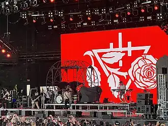 The Devil Wears Prada performing at a 2025 Summer of Loud event in Phoenix, Arizona