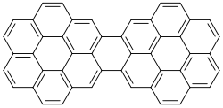 Structural formula of dicoronylene