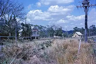 Diddillibah, 1962: L to R: school, Methodist church, and community hall