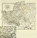 Chrobaci around Kraków, by Karl Spruner von Merz (1855)