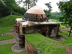 The gateway featuring semicircular dome