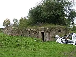 Remnants of solitary confinement cells
