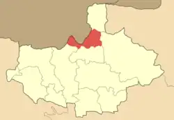 Location within the regional unit
