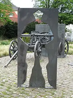 "Memorial of the expulsion of the Jews from Dinslaken" in the city park.