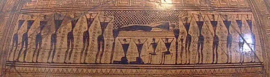 Detail of the prothesis scene