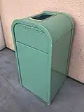 Trash can at the Disneyland Hotel