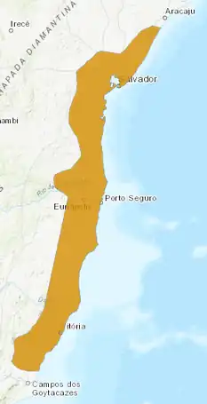 Map of range