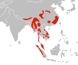 Map of range