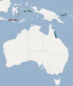 Map of range