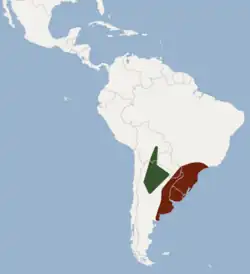 Map of range