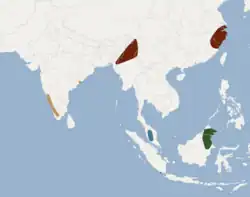 Map of range