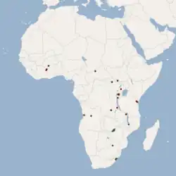 Map of range