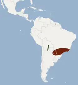 Map of range