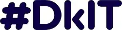 #DkiT written in blue, where k is in lower case.