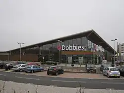 Picture of the outside of a Dobbies Garden Centre