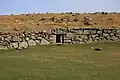 Dog kennel next to Ditsworthy Warren House.