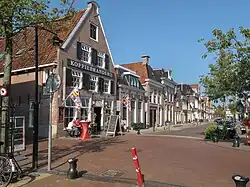 View to a street