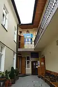 Courtyard within the family home