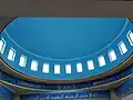 The dome interior