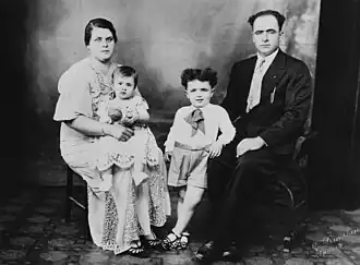 The Caristi family, Italian immigrant cane farmers at Peacock Siding, 1939