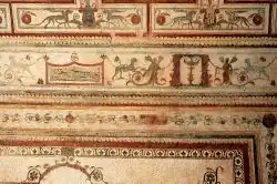 Fresco in the Domus Aurea of Rome