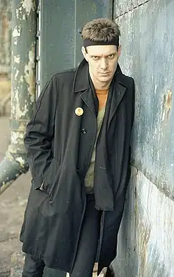 Don Vinil, lead singer of 'The Offs' in NYC 1980s.