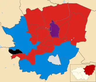 2014 results map
