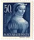 1944 postage stamp depicting Dorottya Kanizsai