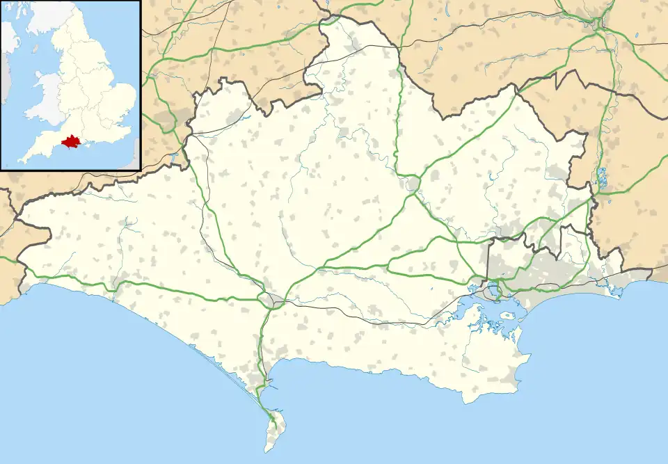 Chideock is located in Dorset