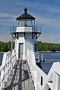 View from the access bridge to the light