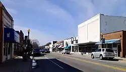 Downtown Fair Bluff Before Demolition