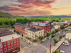 Aerial of downtown