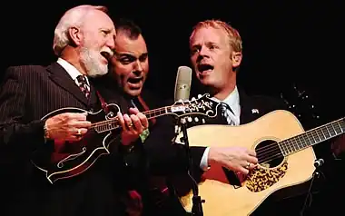 Lawson (left) and his band harmonize during the 2006 NEA National Heritage Fellows concert.