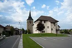 Church and town hall of Draillant
